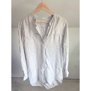 Rails Striped High Low Super Soft Tunic Shirt